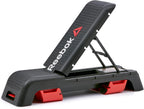 Professional 47-Inch Long Multi-Purpose Aerobic, Cardio, and Strength Challenging Home Fitness Deck Bench, Black